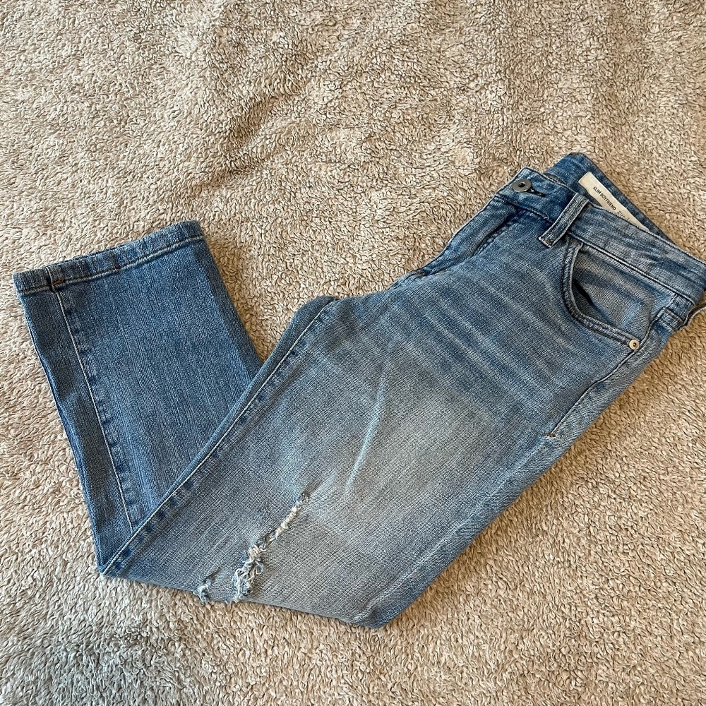 Anthropologie - Pilcro and the Letterpress - Cropped Slim Boyfriend Jean